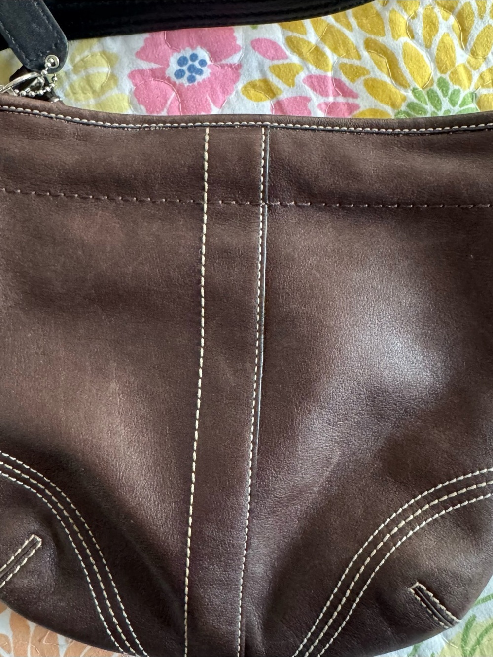 Coach brown leather crossbody vintage - Picture 5 of 7